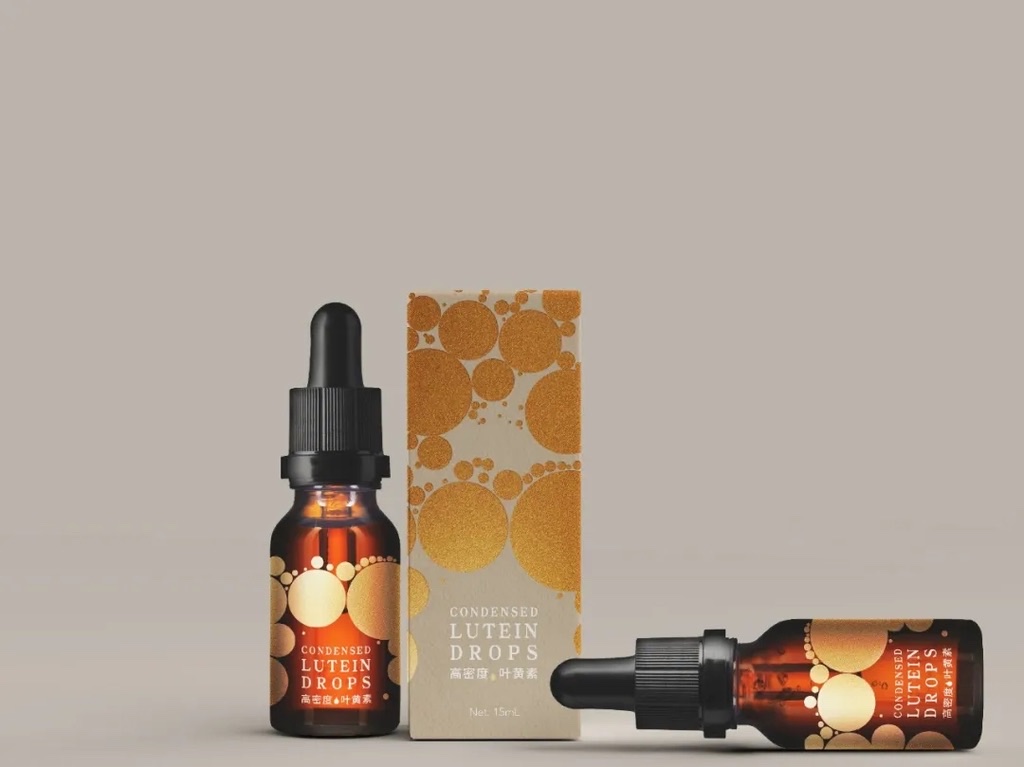 琥珀色滴管包装产品实拍